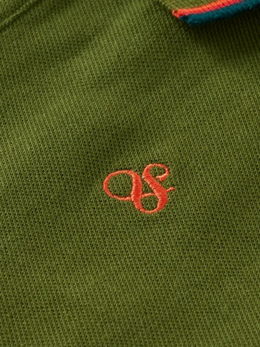 LONG-SLEEVED POLO WITH TIPPING