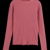LONG-SLEEVED RIBBED T-SHIRT