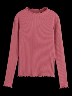 LONG-SLEEVED RIBBED T-SHIRT