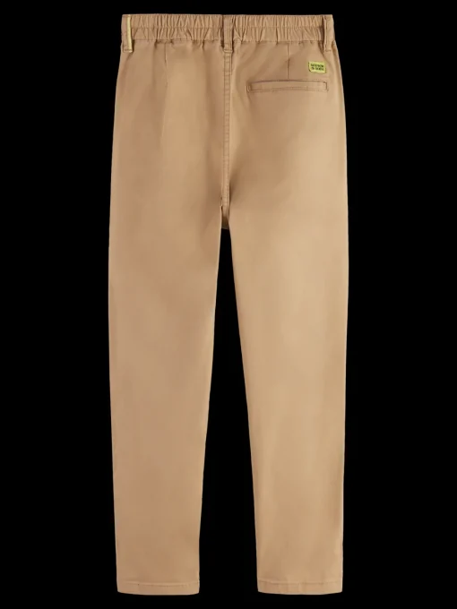 LOOSE TAPERED PEACHED CHINO