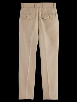 Loose-tapered-fit - cotton linen twill jogger