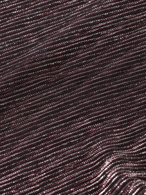 LUREX HIGH NECK MINI DRESS