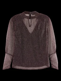 LUREX HIGH NECK TOP