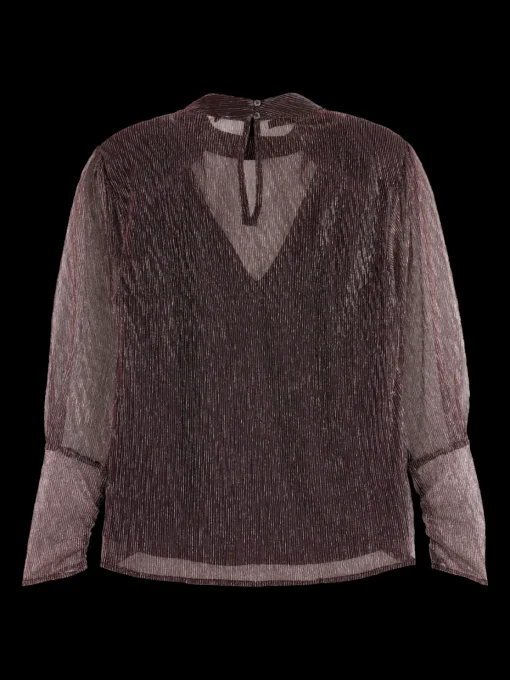LUREX HIGH NECK TOP