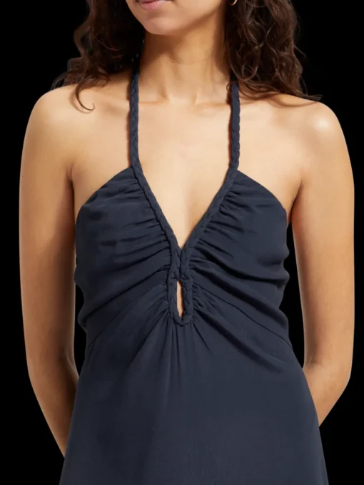 MAXI DRESS WITH BRAIDED DETAIL