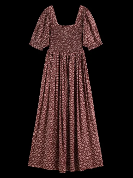 MAXI DRESS WITH SMOCK