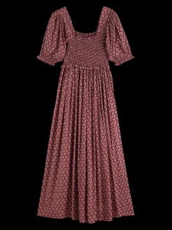 MAXI DRESS WITH SMOCK