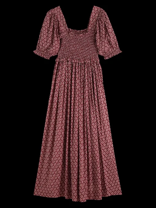 MAXI DRESS WITH SMOCK