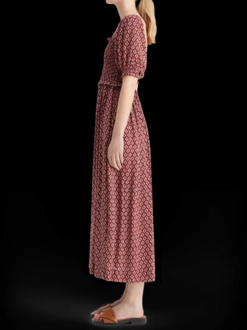 MAXI DRESS WITH SMOCK