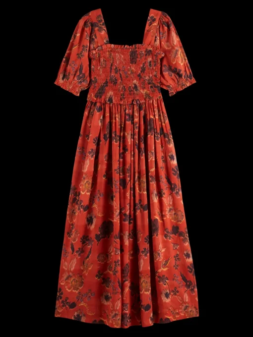 MAXI DRESS WITH SMOCK