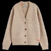 MELANGE BLOCKED CARDIGAN