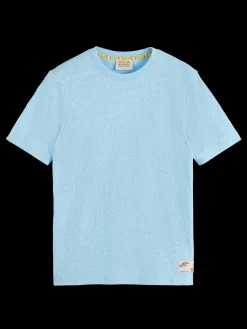 Melange label t-shirt