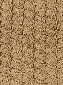 METALLIC POINTELLE KNITTED TANK