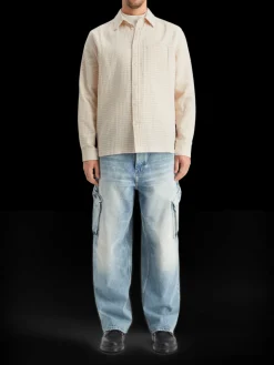 Micro dobby check shirt