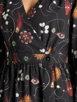 MINI WRAP DRESS