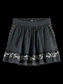 MYSTIC EMBROIDERY SKIRT