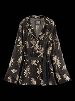 MYSTIC SKY LUREX PYJAMA BLAZER