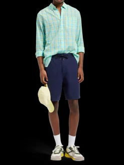 Neon check shirt