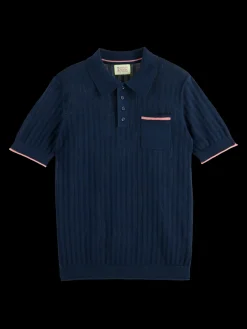 Openwork polo