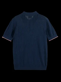 Openwork polo