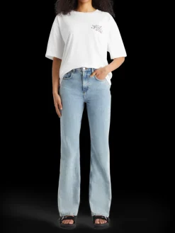 Oversized fit t-shirt with front and back artwork
