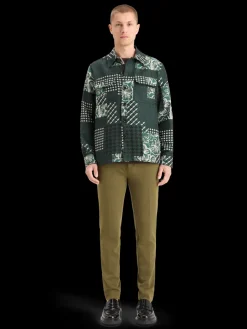 PATCHWORK JACQUARD OVERSHIRT