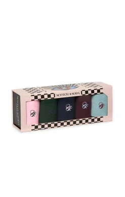 5PK MENS 1/2 TERRY COTTON BLEND GIFT SET BOX