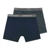 2PK MENS COTTON MODAL KNIT BOXER BRIEF UNDERWEAR