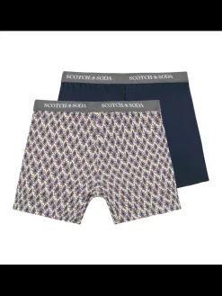 2PK MENS COTTON MODAL KNIT BOXER BRIEF UNDERWEAR
