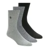 3PK MENS NON TERRY CREW