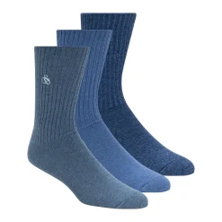 3PK MENS NON TERRY CREW