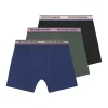 3PK MENS SOLID COTTON STRETCH BOXER BRIEF UNDERWEAR