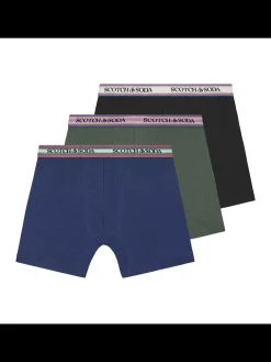 3PK MENS SOLID COTTON STRETCH BOXER BRIEF UNDERWEAR