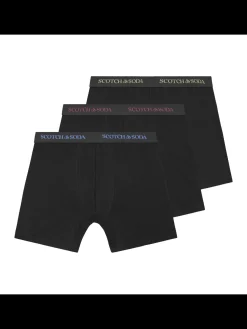 3PK MENS SOLID COTTON STRETCH BOXER BRIEF UNDERWEAR