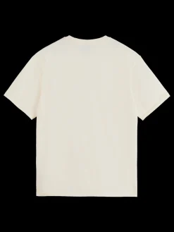 Placed embroidery t-shirt
