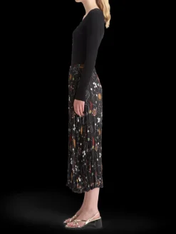 PLEATED CRINKLE SKIRT