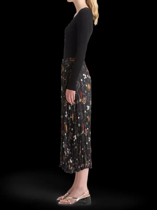 PLEATED CRINKLE SKIRT
