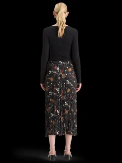 PLEATED CRINKLE SKIRT