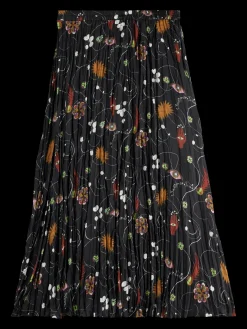PLEATED CRINKLE SKIRT