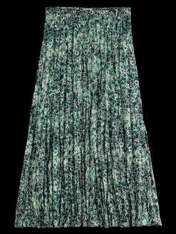 PLEATED CRINKLE SKIRT