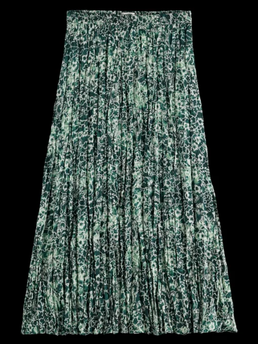 PLEATED CRINKLE SKIRT