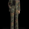 Poetry tapestry double breasted blazer