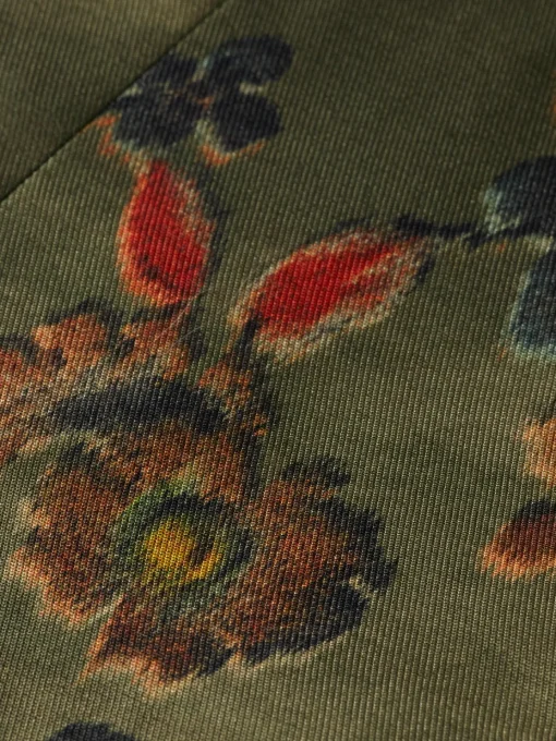 Poetry tapestry double breasted blazer