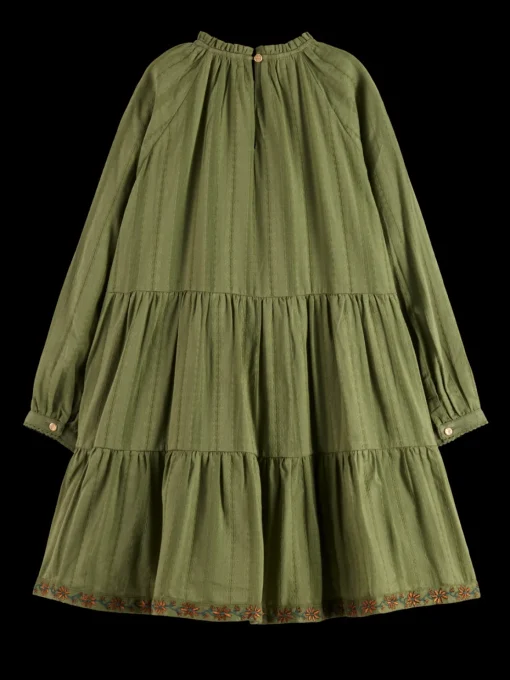 PRETTY COTTON EASY DRESS WITH LUREX DETAILS