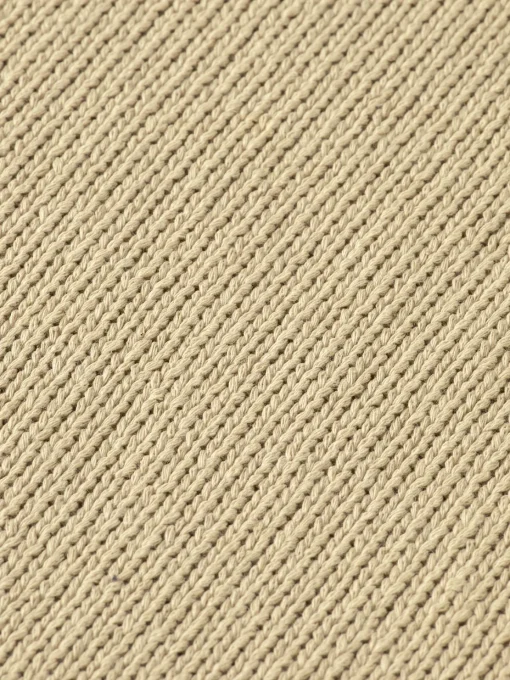 Pullover with rolled edges