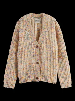 RAINBOW YARN CARDIGAN