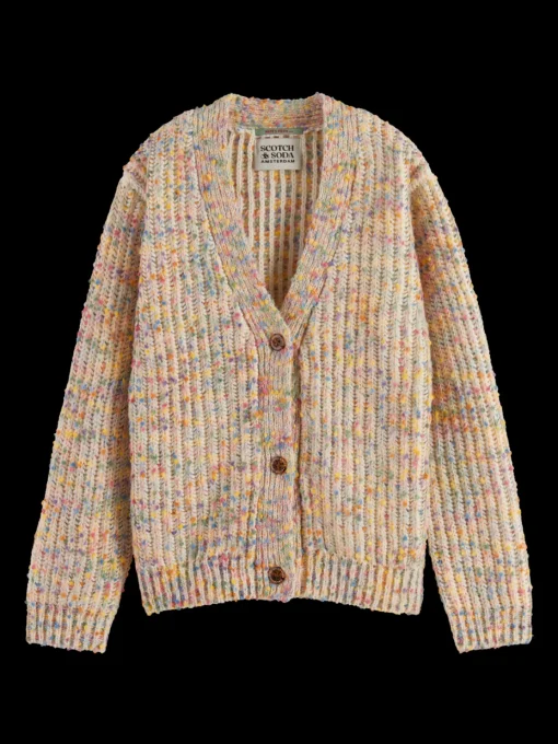 RAINBOW YARN CARDIGAN
