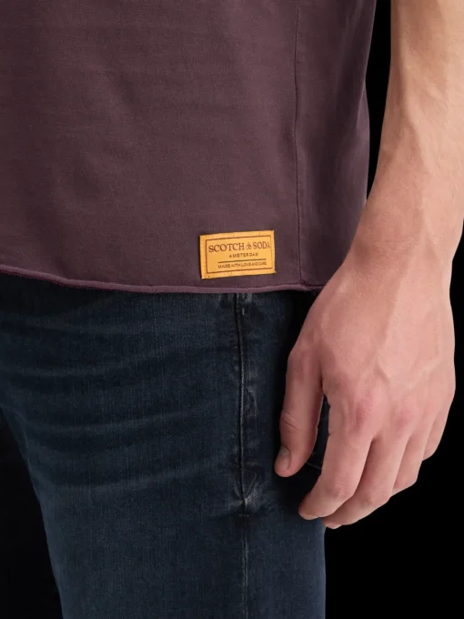 RAW EDGE GARMENT DYE T-SHIRT