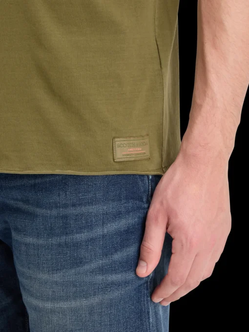RAW EDGE GARMENT DYE T-SHIRT