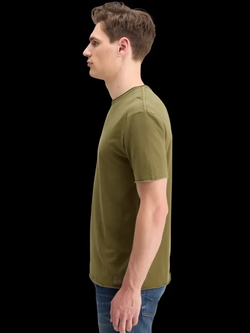 RAW EDGE GARMENT DYE T-SHIRT